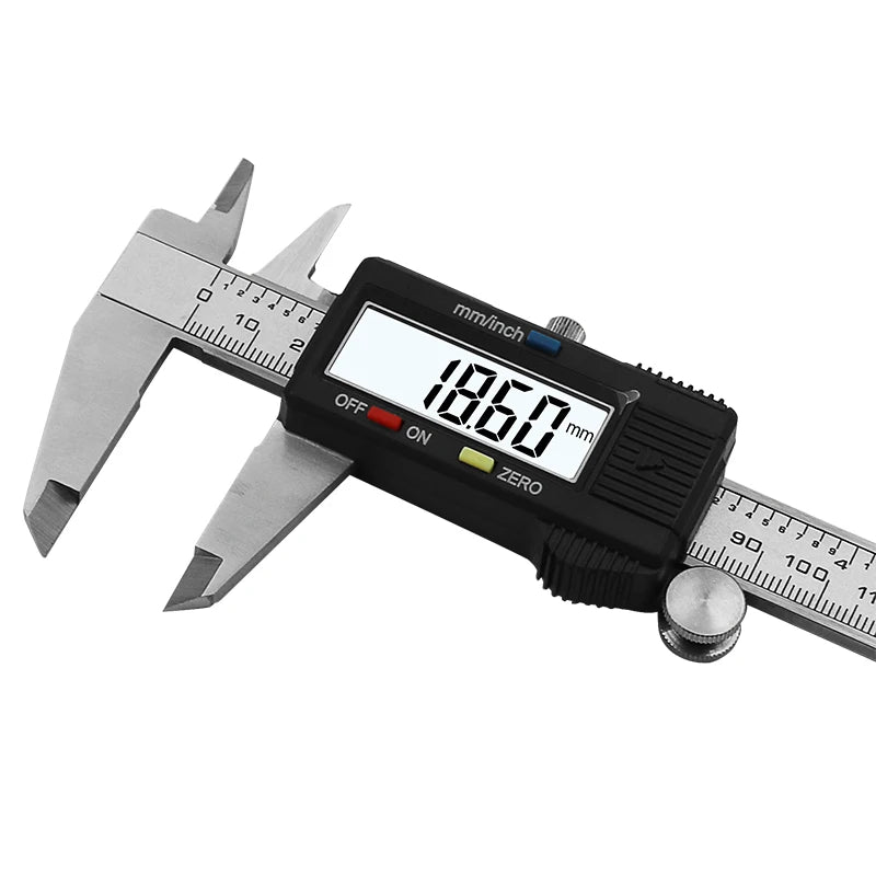 Digital Caliper 6" 150mm Stainless Steel Vernier Measuring Tool Digital Caliper Qst