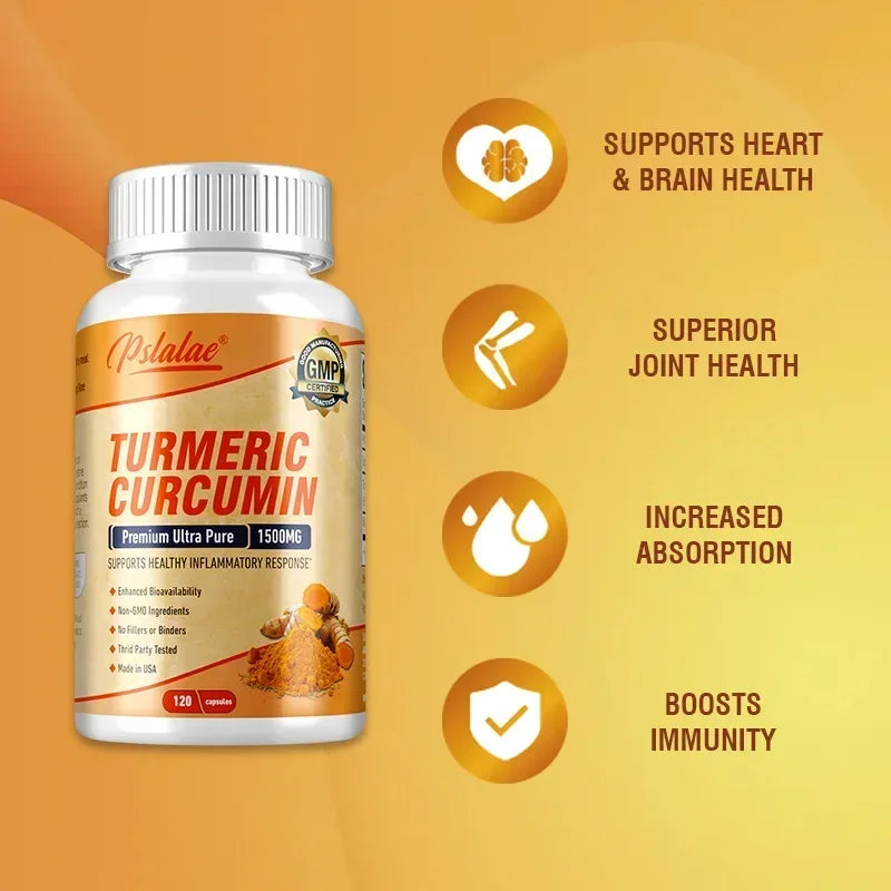 Turmeric Curcumin with BioPerine – Antioxidant Supplement Turmeric Supplement Qst