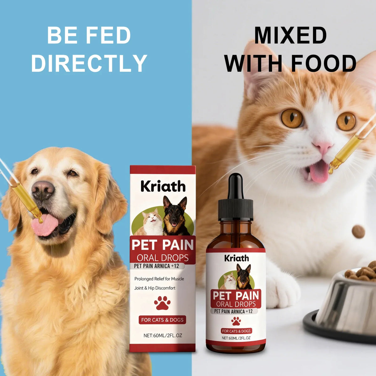 Pet Herbal Care Drops – Joint & Cartilage Support for Pets Pet Herbal Supplement Qme
