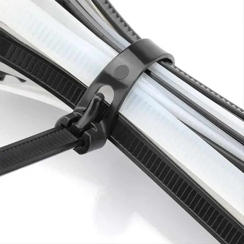 Reusable Detachable Heavy-Duty Plastic Zip Ties | Qme Reusable Cable Ties Qme