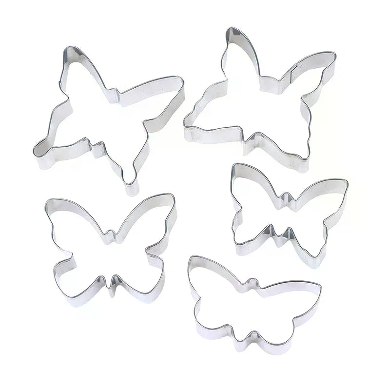 Butterfly Cookie Cutter Set – Stainless Steel Biscuit Mold Cookie Cutter Set Qme