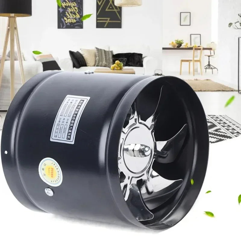 ZARTSEN 150mm Axial Duct Exhaust Fan 500m³/h 40W Axial Duct Exhaust Fan Qst