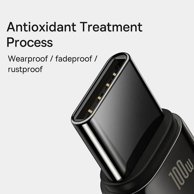 Baseus 100W USB-A to USB-C Fast Charging Nylon Braided Cable USB-C Charging Cable Qst
