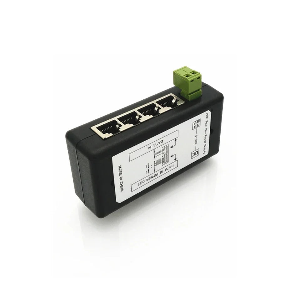 PoE Injector 4 & 8 Port Ethernet Power Adapter | Pin 5/7 PoE Injector Adapter Qme