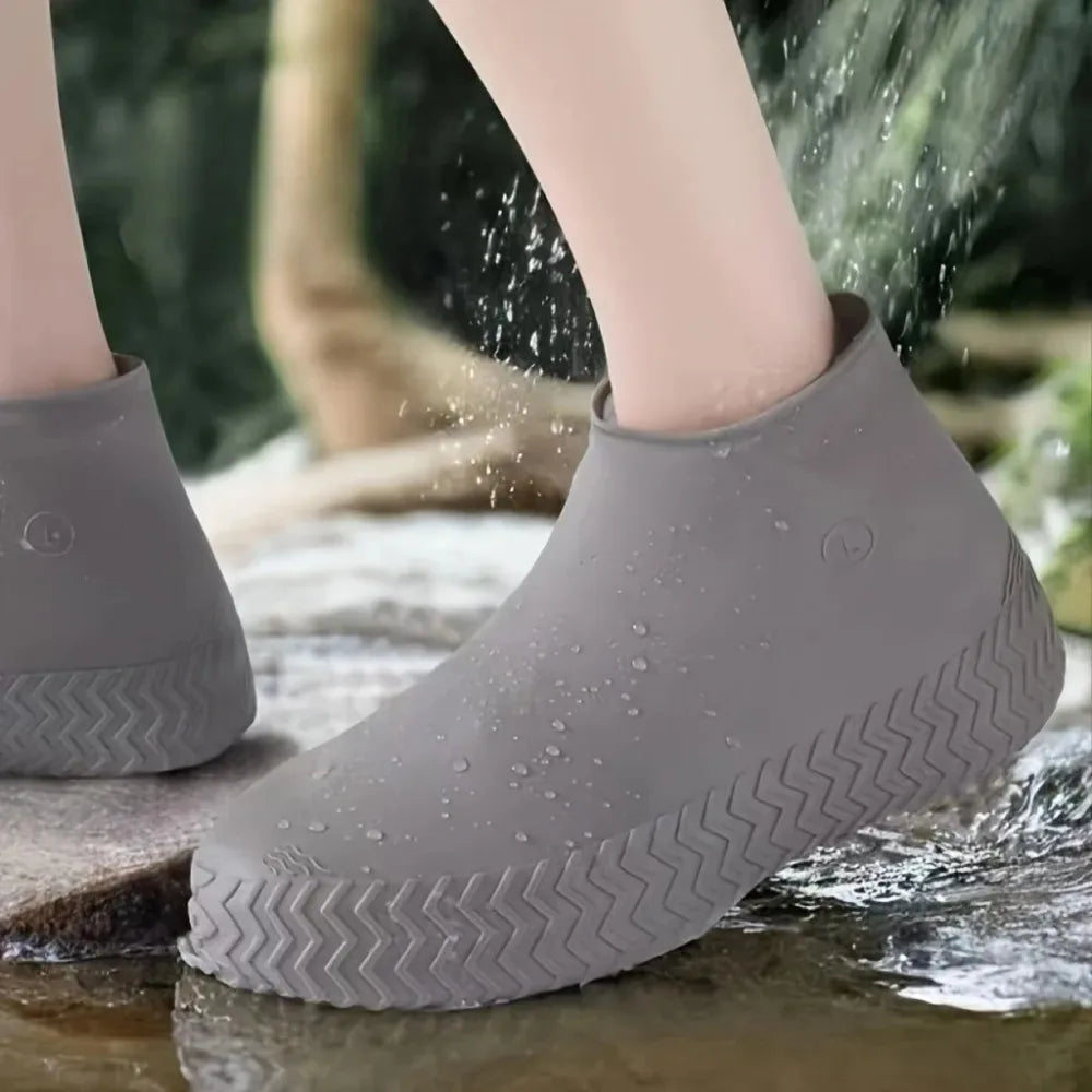 Thick Latex Waterproof Non-Slip Shoe Covers – Outdoor Rain Waterproof Shoe Covers Qme