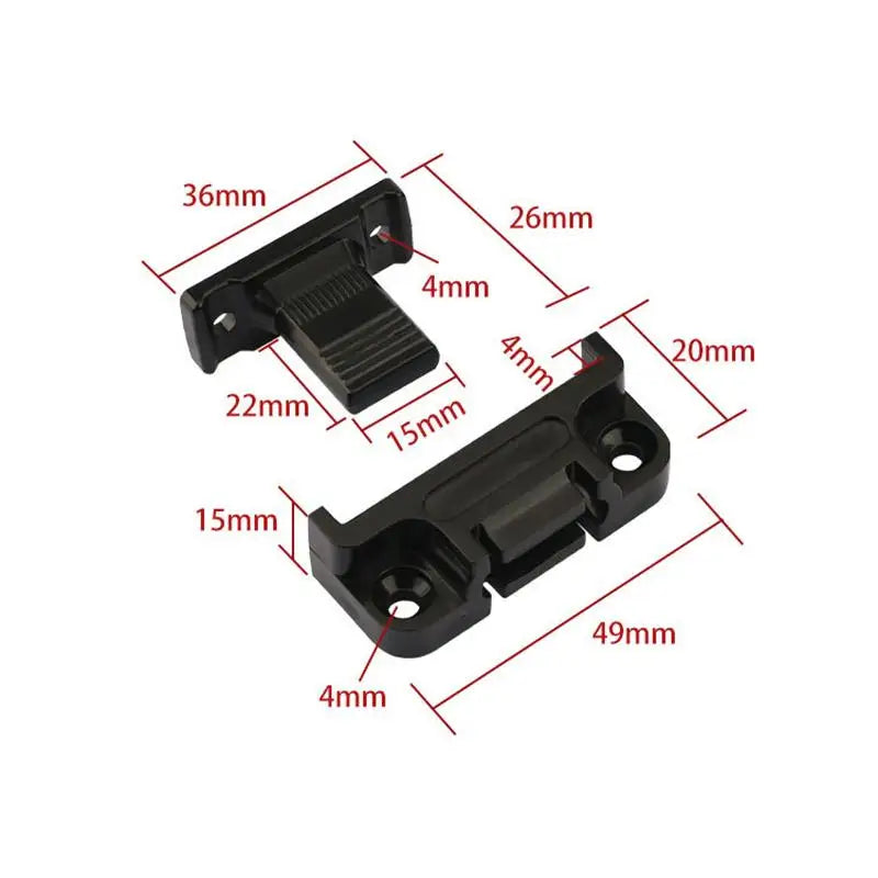 Quick-Release Furniture Panel Connector Fixing Clips – 10 Pack Furniture Fixing Clips Qme 10pcs