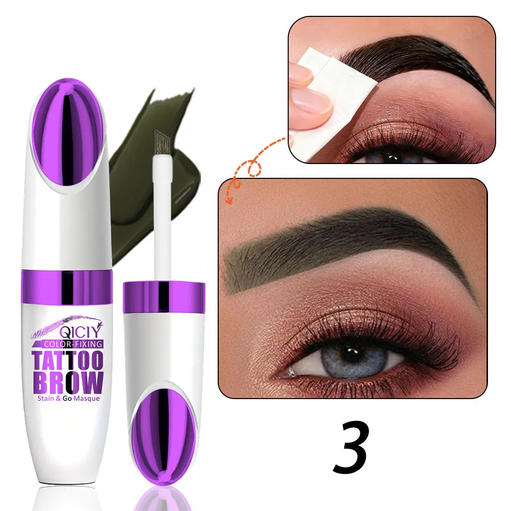 Qme Tear-Off Eyebrow Adhesive | Waterproof & Long-Lasting Eyebrow Adhesive Qme 3