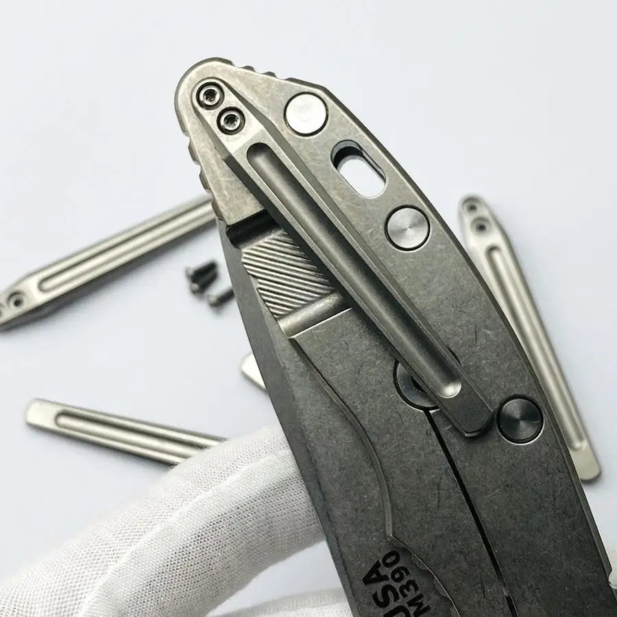 Swayboo CNC Knife Pocket Clip – XM-18 XM-24 Jurassic Eklipse Knife Pocket Clip Qst