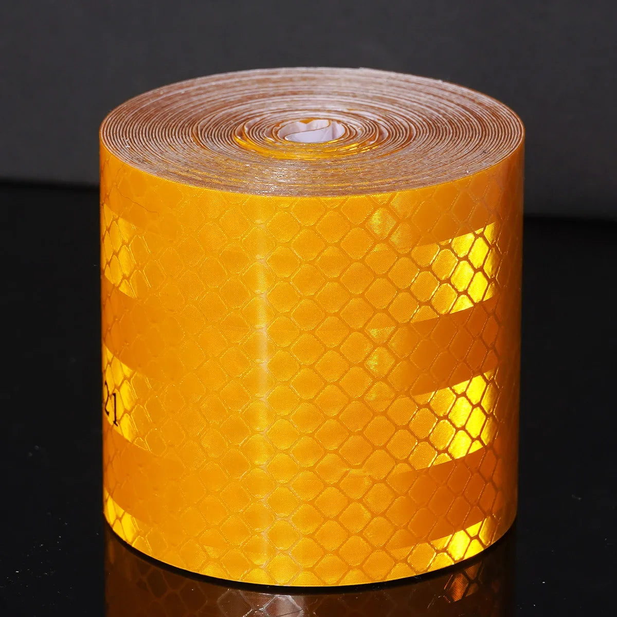 Yellow DOT-C2 Reflective Safety Tape – Cars, Trucks & Trailers Reflective Safety Tape Qme Yellow 9m 5cm