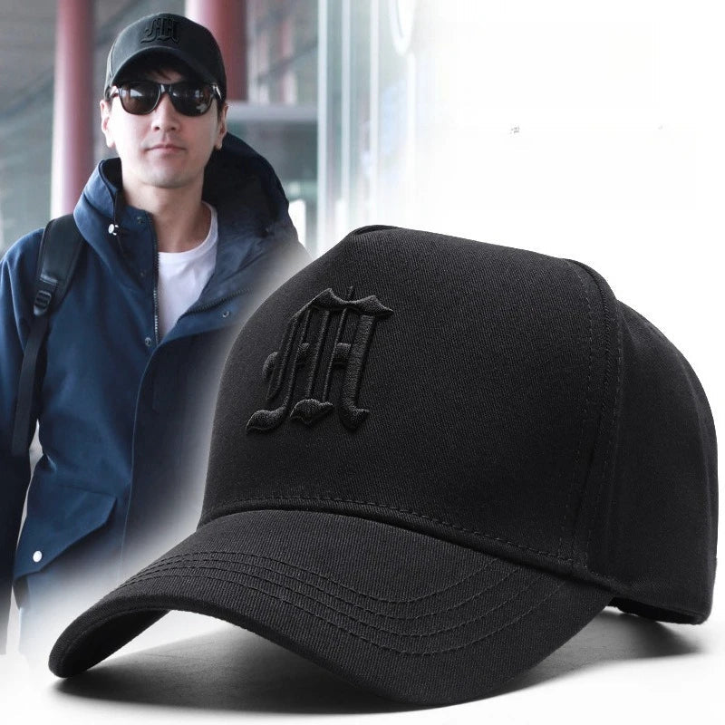 Korean Baseball Cap for Large Head Circumference – Adjustable Fit Baseball Cap Qme
