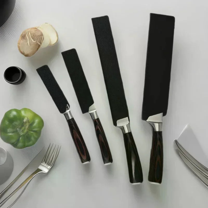 Eco-Friendly Plastic Kitchen Knife Blade Protector Covers Knife Blade Protector Qme