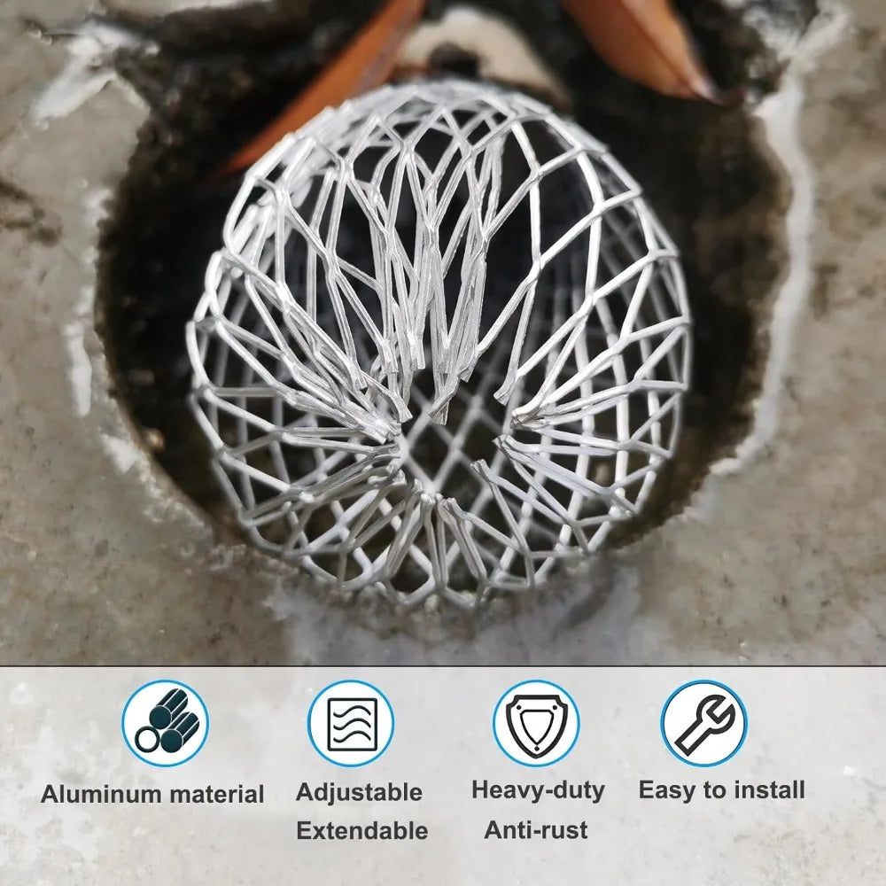 Aluminum Mesh Gutter Guard – Leaf & Debris Filter 2–6 Pack Gutter Guard Filter Qme