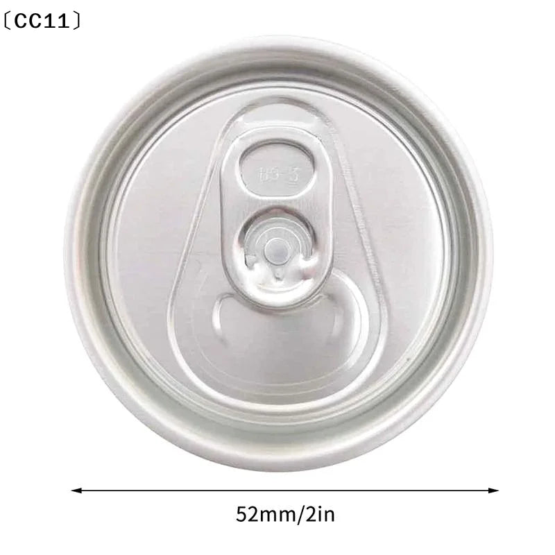 Aluminum Pull Ring Can Lids – 52mm Beverage & Food Can Covers Can Lid Cover Qme