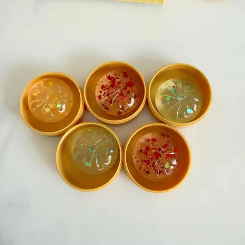 Mini Soup Dumpling Squishy Toy – Crystal Bun Slow Rise TPR Novelty Squishy Toy Qme