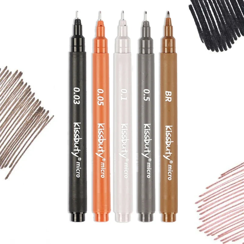 Micro-Pen Fineliner Pens Pigment Liner Archival Ink Set Fineliner Pen Set Qme