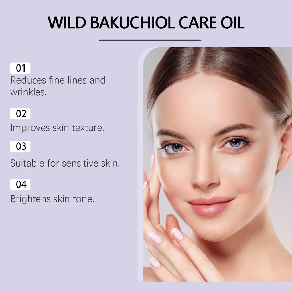 Bakuchiol Essential Oil – Brightening & Smoothing Skin Care Facial Skin Care Oil Qme