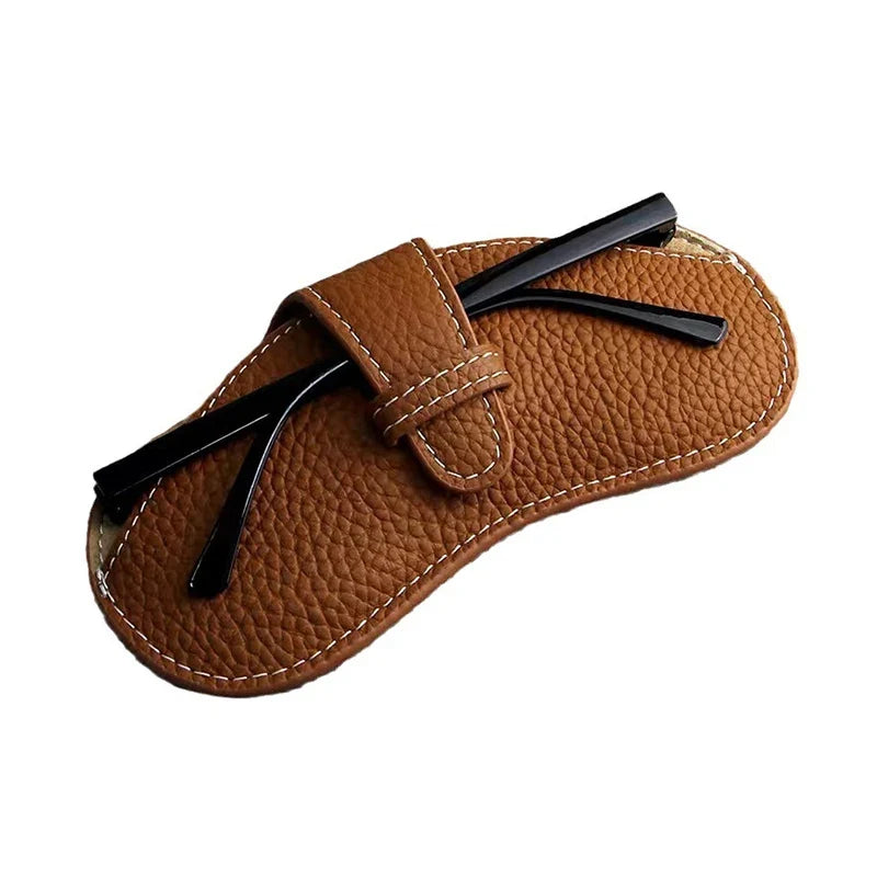 PU Leather Glasses Case – Portable Sunglasses Storage Bag Glasses Storage Case Qme