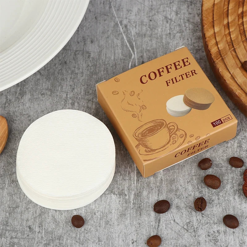 Espresso Puck Screen Paper Filters 54–68mm | 100 Pack Espresso Coffee Filter Qme