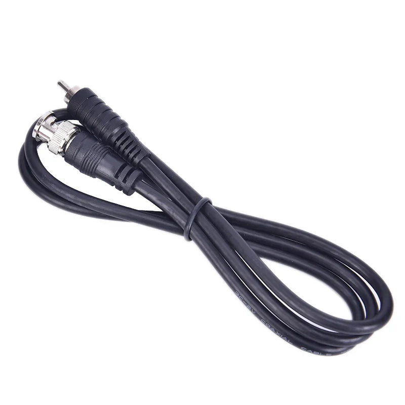 1.8m BNC Male to RCA Coax Cable Adapter for CCTV DVR Camera Coaxial Cable Adapter Qme 1.8m 5pcs