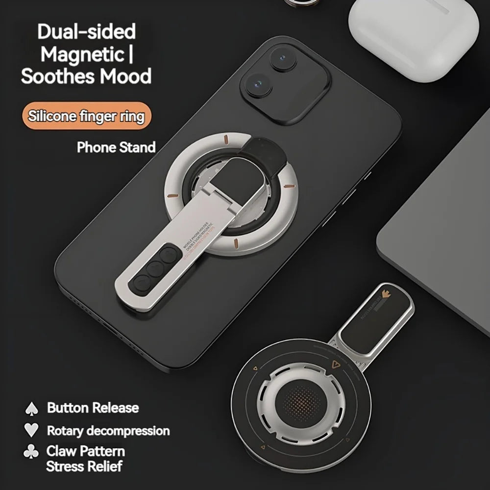 360° Rotating Magnetic Phone Ring Grip & Stand Holder Phone Ring Grip Stand Qme