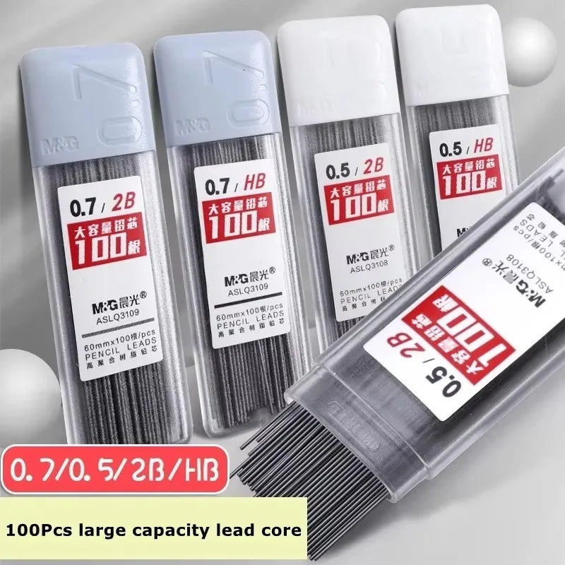 0.5mm Mechanical Pencil Refills 2B HB Lead – 10 Colors Pencil Lead Refills Qme