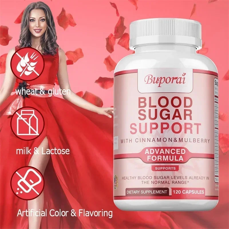 Blood Sugar Support Supplement – Zinc, Biotin & Magnesium Dietary Supplement Qst