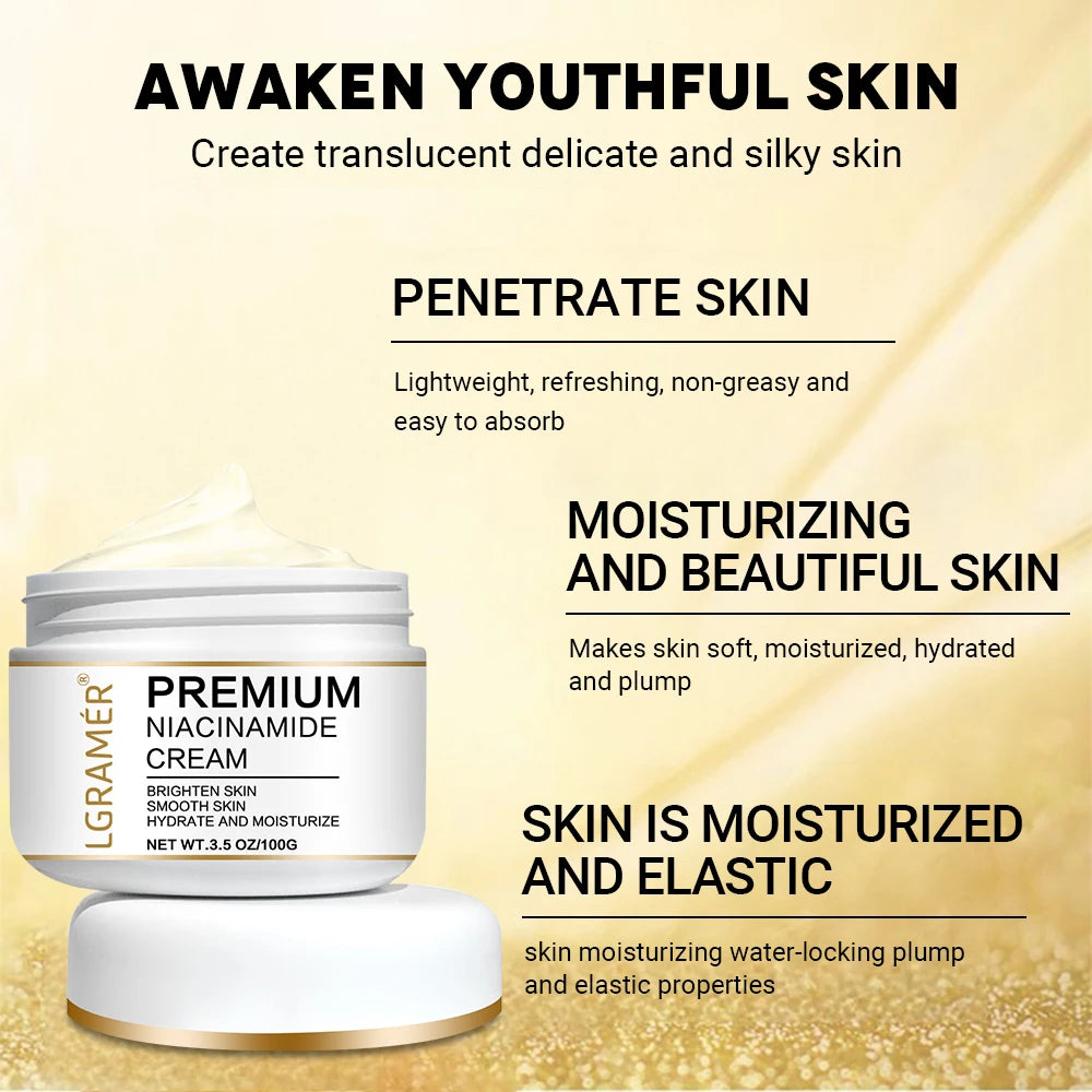 LGRAMER Gold Hyaluronic Acid Nicotinamide Face Serum Face Serum Qst