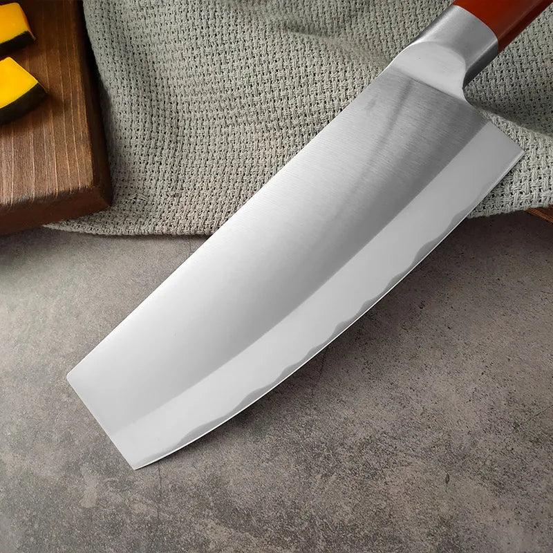 InLeung Stainless Steel Meat & Vegetable Cleaver Chef Knife Kitchen Cleaver Knife Qst
