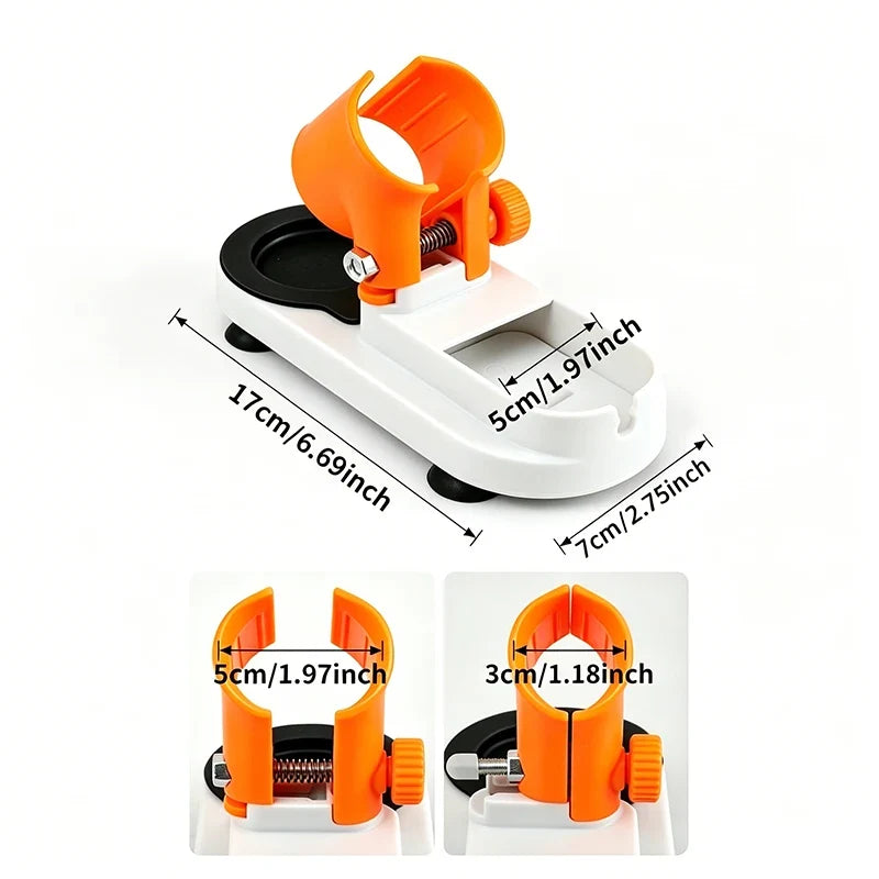 Adjustable Glue Gun Stand with Anti-Slip Base & Drip Tray Glue Gun Stand Qme