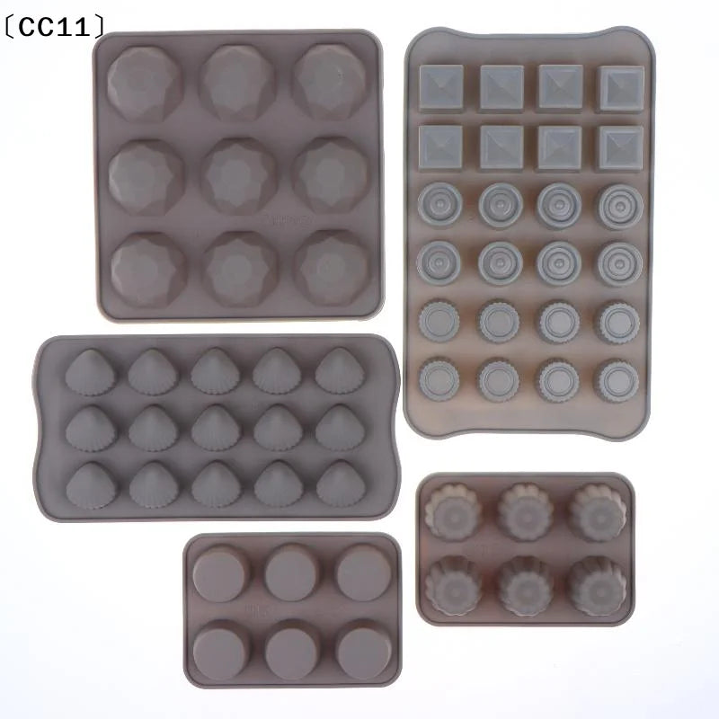 Silicone Chocolate Candy Molds – Non-Stick Baking Cake Trays Silicone Candy Mold Qme