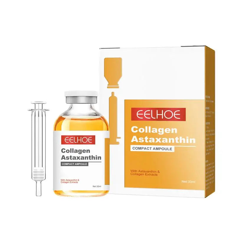 Collagen & Astaxanthin Moisturizing Essence Water | Oil Control Moisturizing Essence Toner Qme Collagen serum 30ml
