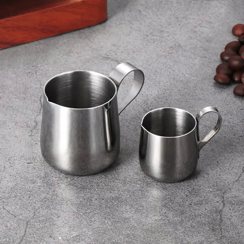 Mini Stainless Steel Milk Frothing Pitcher – Latte Art Jug Milk Frothing Pitcher Qst