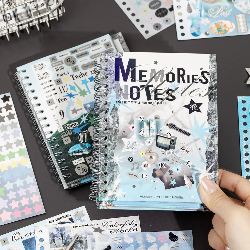 Cartoon Sticker Book for Journals, Scrapbooking & DIY Crafts Decorative Sticker Book Qme