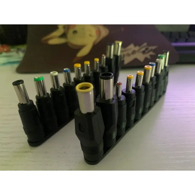 8-in-1 DC Power Adapter Connectors Universal Laptop Charger DC Power Adapter Qme