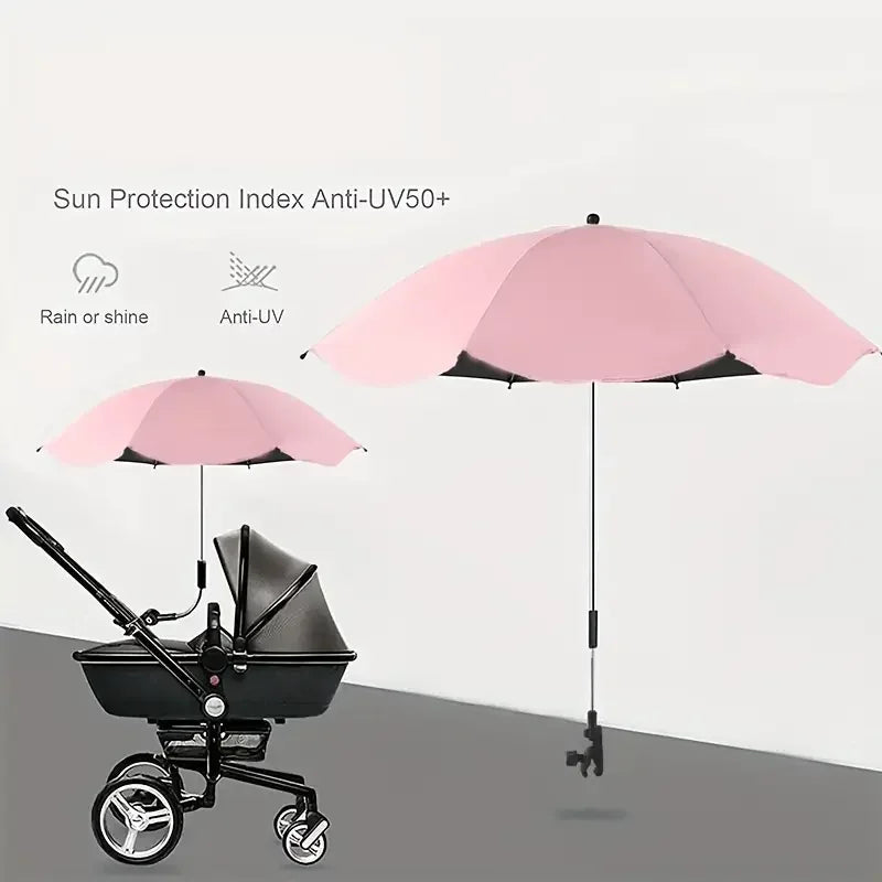 Universal Baby Stroller Umbrella UV Sun Shade Parasol Stroller Sun Shade Qst