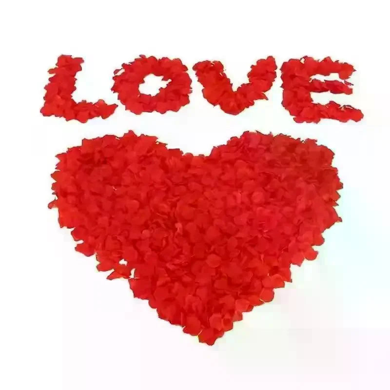 Artificial Silk Rose Petals 1000pcs – Colorful Wedding Decor Artificial Rose Petals Qme