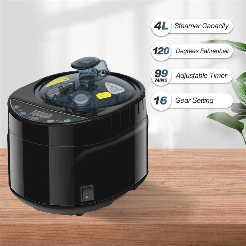 SMARTMAK 4L 1500W Wet Steam Sauna Generator – Home Spa Sauna Steam Generator Qst