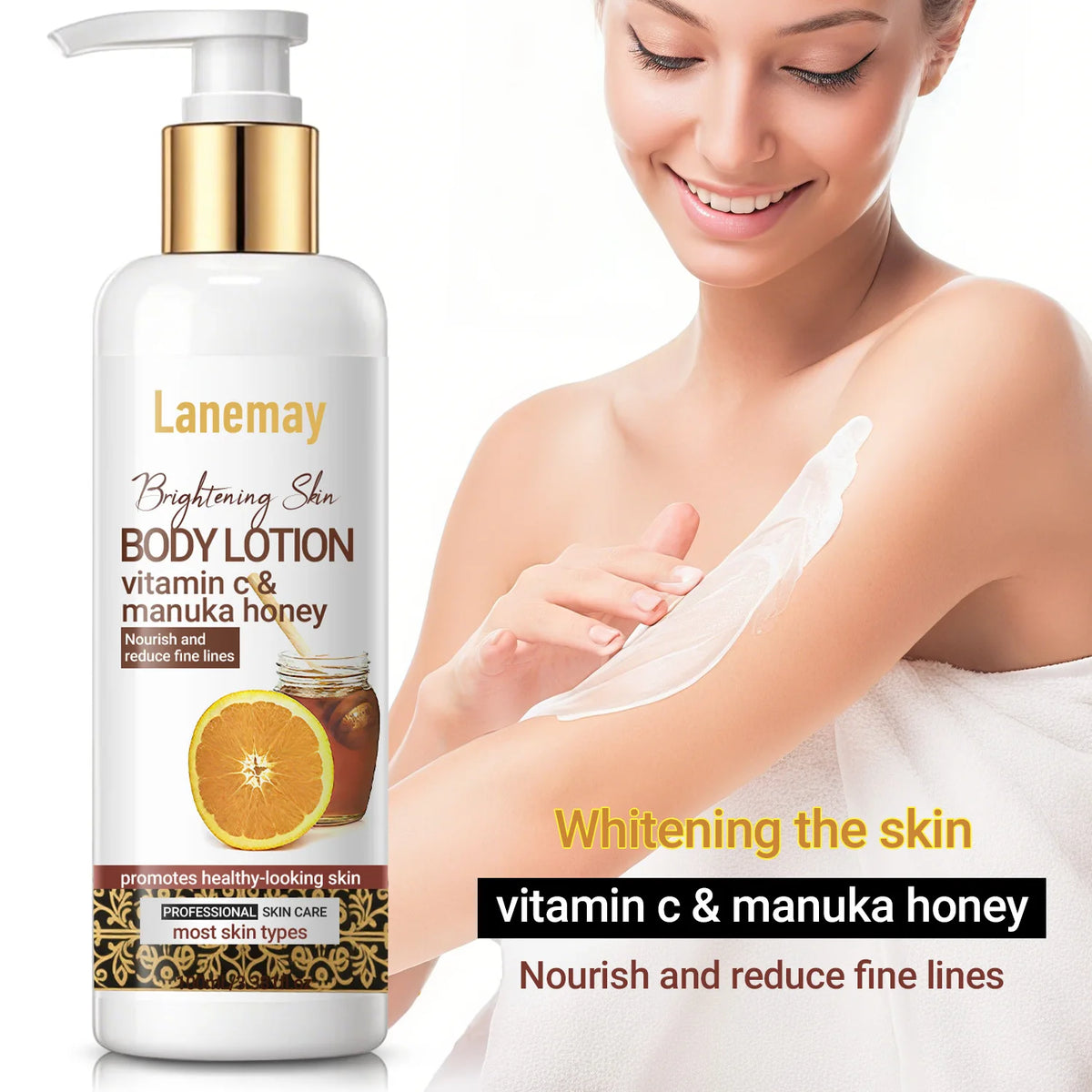 Vitamin C & Manuka Honey Body Lotion – Deep Moisture 100ml Body Lotion Qst 100ml