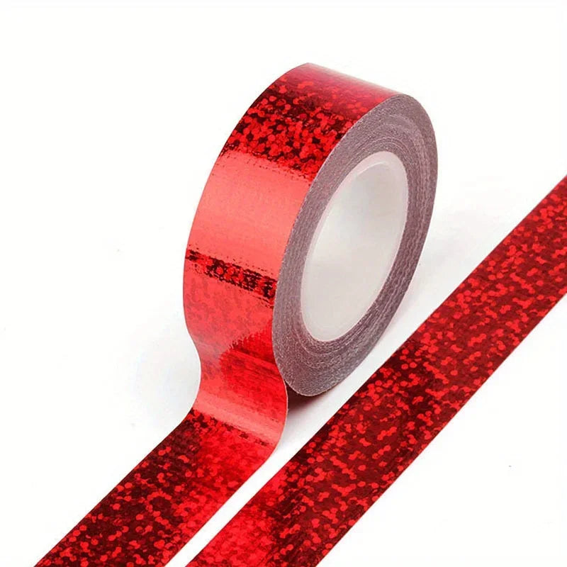 Laser Foil Tape High-Strength Adhesive – DIY Craft & Scrapbook Decorative Foil Tape Qme