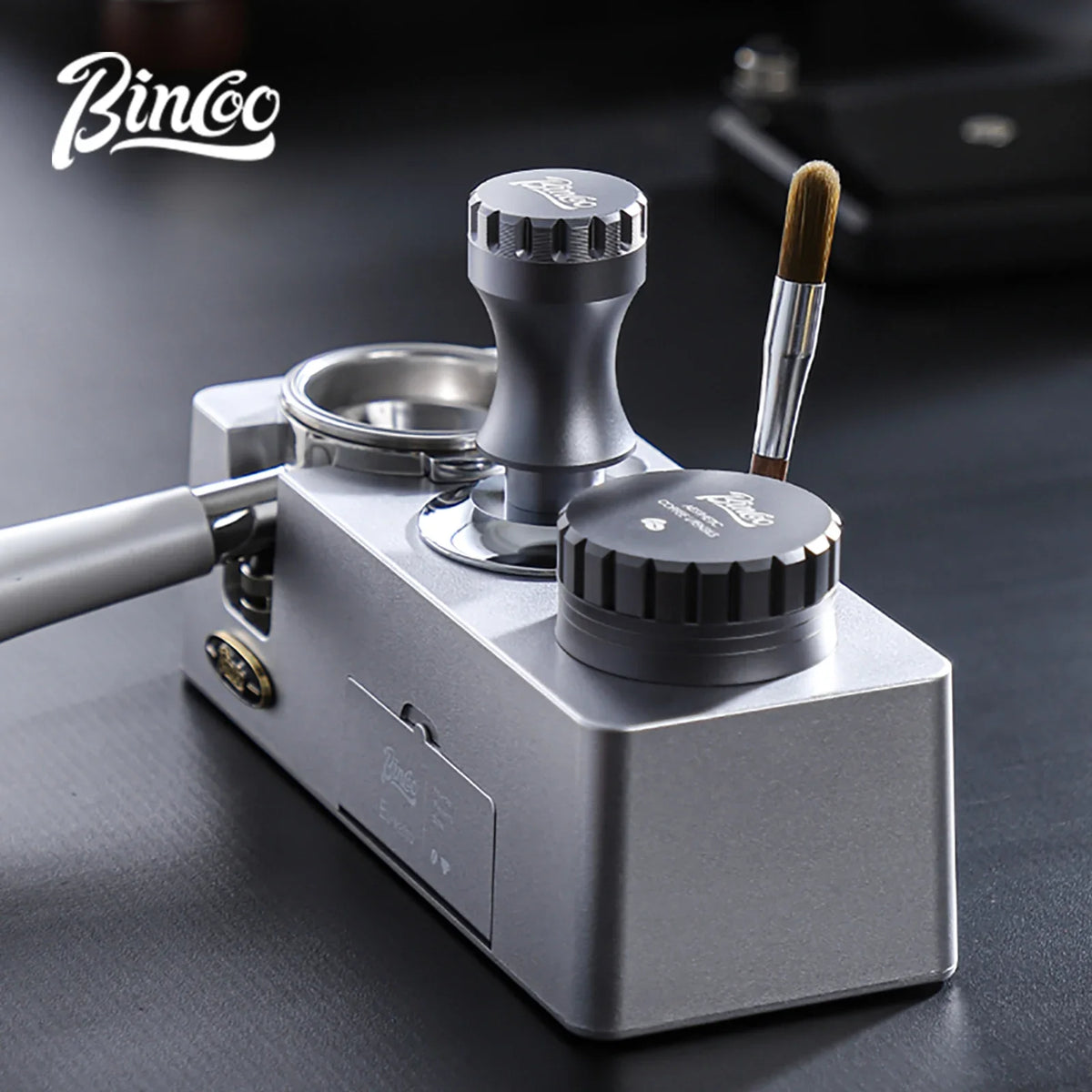 Bincoo Coffee Tamper Station & Distributor Stand 51/58mm Coffee Tamper Station Qst
