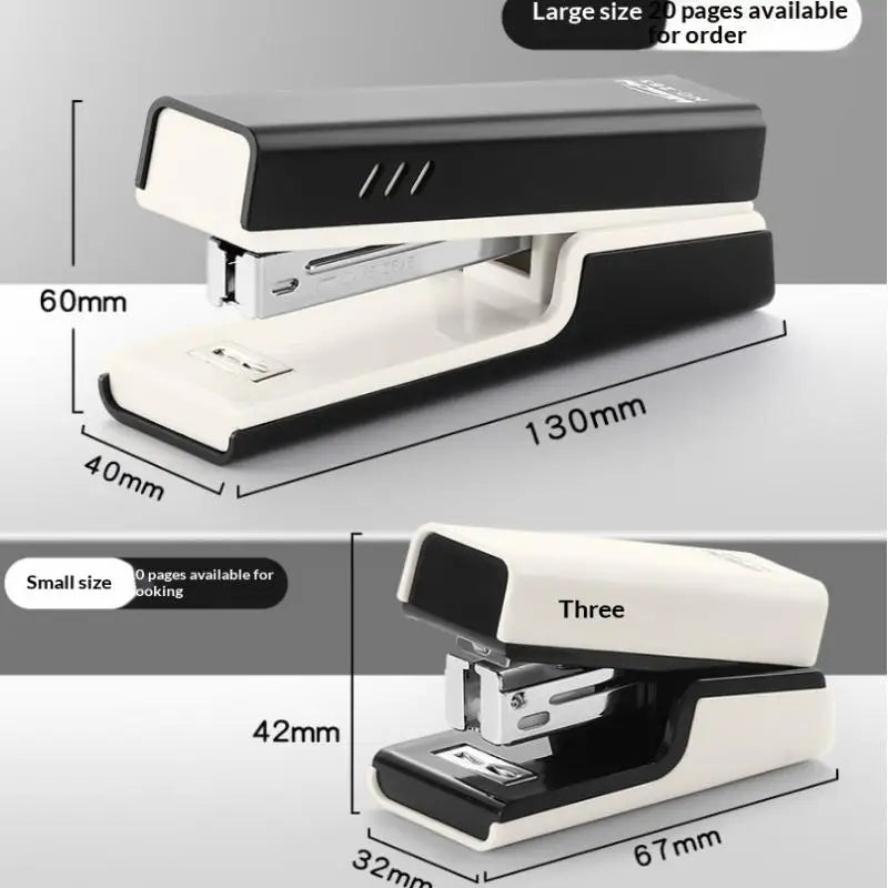 Mini Heavy Duty Stapler 24/6 26/6 – Smooth Paper Binding Office Stapler Qme