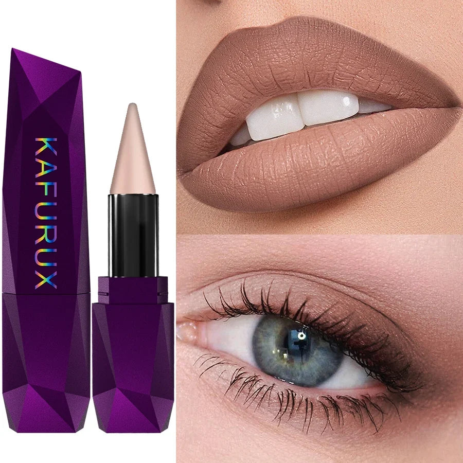 Matte Brown Lip Liner Pen – Long-Lasting Waterproof Contour Tint Lip Liner Pen Qme