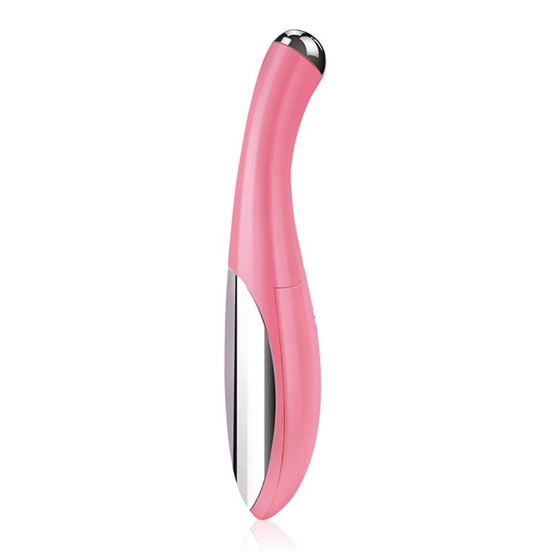 Portable Electric Eye Massager Pen – Vibration Anti-Aging Eye Massager Pen Qst 15cm pink