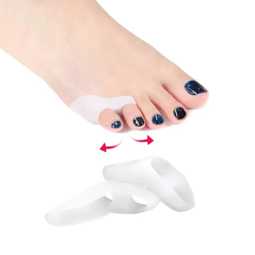 Soft Toe Buffer Cushion Covers – Flexible Anti-Friction Foot Pads Toe Cushion Covers Qme