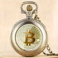 Retro Golden Coin Quartz Pocket Watch – Commemorative Collectible Quartz Pocket Watch Qme Copper