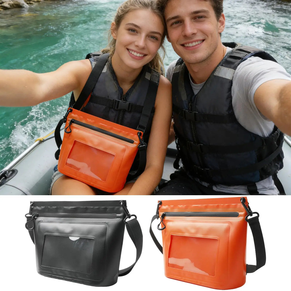 Waterproof Phone Pouch Dry Bag – Diving, Swimming & Outdoor Waterproof Phone Pouch Qme