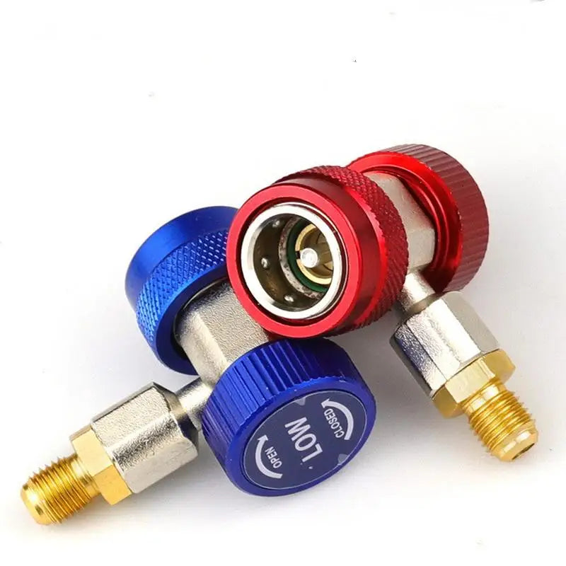 R134a Refrigerant Adapter Hose Assembly – A/C Coupler Kit Refrigerant Adapter Hose Qme