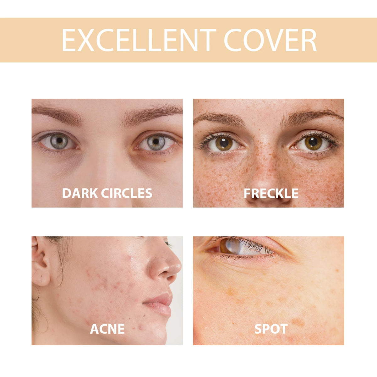 Eelhope Moisturizing Foundation – Hydrating Long-Lasting Coverage Cream Foundation Qst