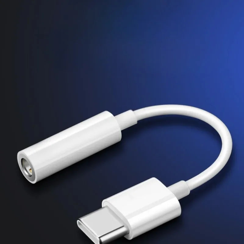 USB-C to 3.5mm Headphone Adapter for Android – Hi-Res DAC Headphone Adapter Qme