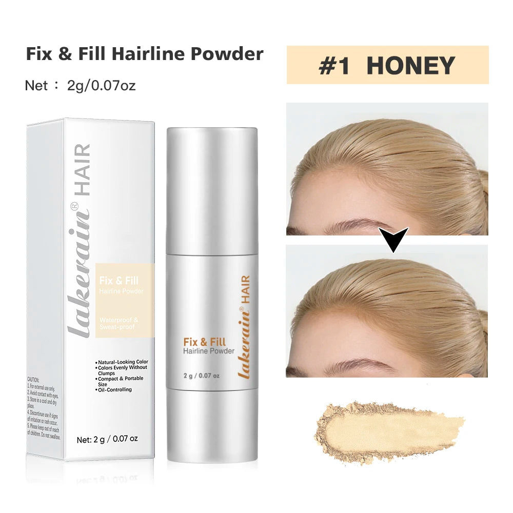 Lakerain Hairline Filling & Eyebrow Shading Powder – 2g Hairline Filling Powder Qst 01